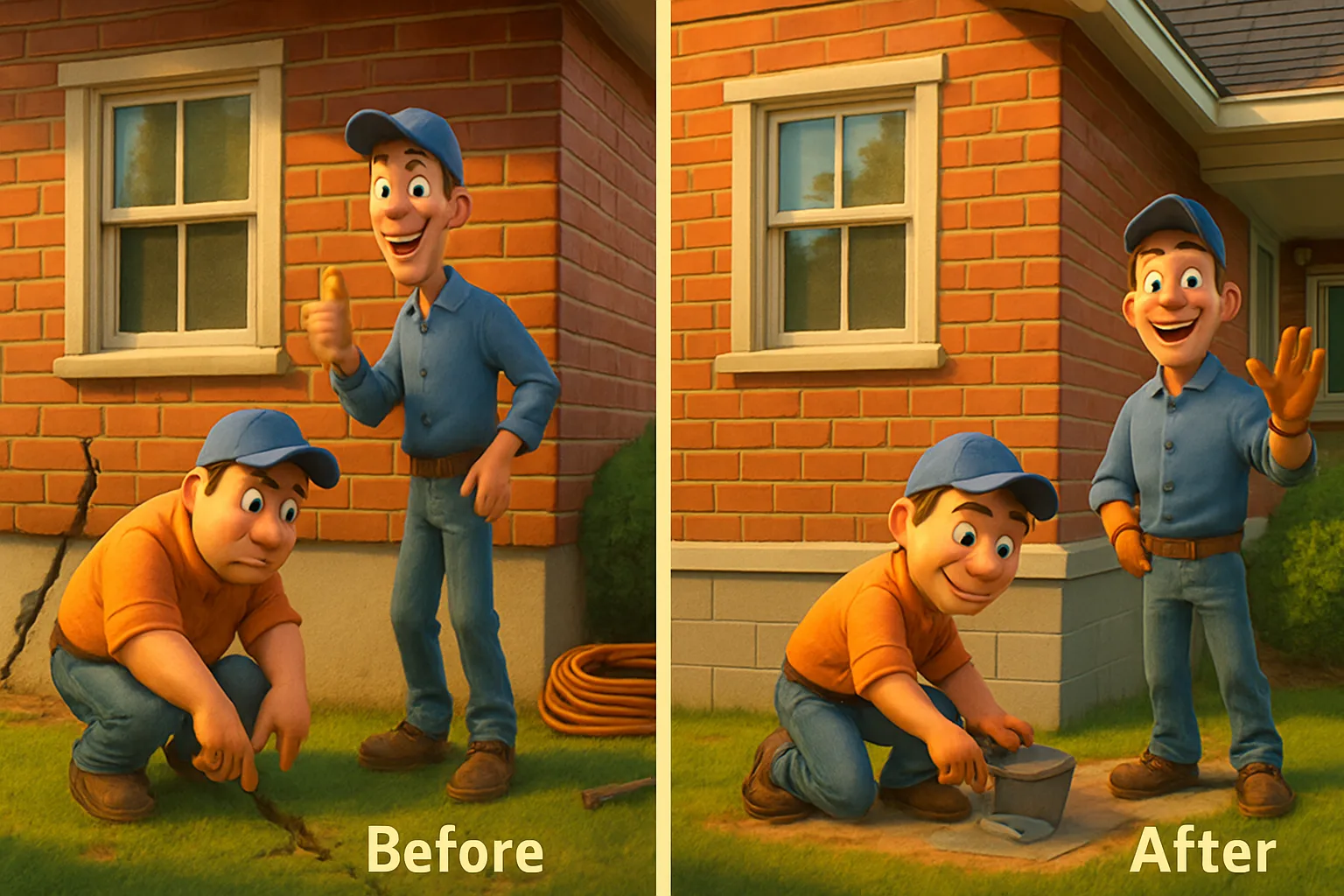 Foundation Repair work in Houston — example 1